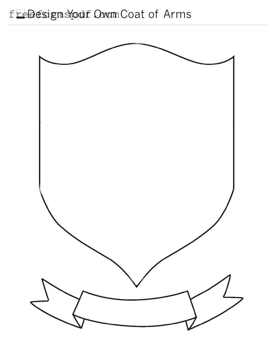 Fill in a Valid Coat Of Arms Template