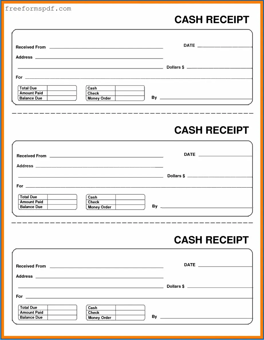 Fill in a Valid Cash Receipt Template