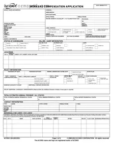 Fill in a Valid Acord 130 Template