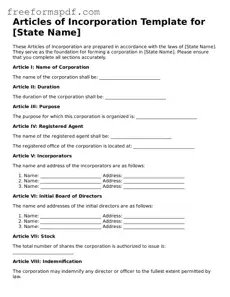 Articles of Incorporation Document