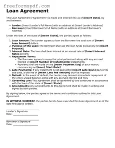 Loan Agreement Document
