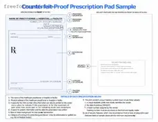 Fill in a Valid Prescription Pad Template