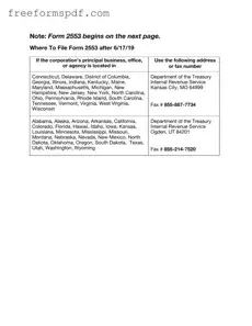 Fill in a Valid IRS 2553 Template