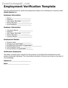 Employment Verification Document