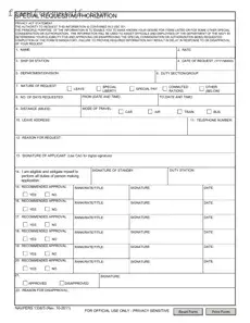 Fill in a Valid Navpers 1336 3 Template