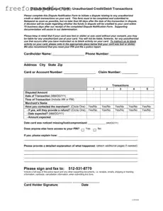 Fill in a Valid Netspend Dispute Template