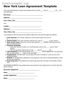 Attorney-Verified Loan Agreement Document for New York State