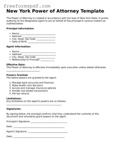 Attorney-Verified Power of Attorney Document for New York State