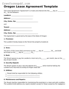 Attorney-Verified Lease Agreement Document for Oregon State