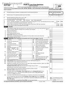 Fill in a Valid IRS Schedule C 1040 Template