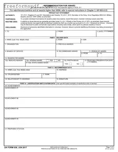 Fill in a Valid Da 638 Template