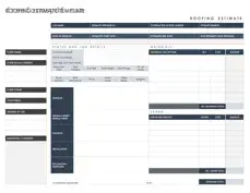 Fill in a Valid Roofing Estimate Template