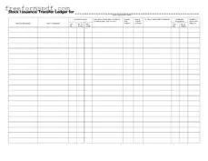 Fill in a Valid Stock Transfer Ledger Template
