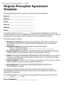 Attorney-Verified Prenuptial Agreement Document for Virginia State