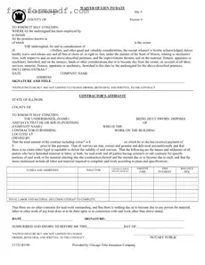 Fill in a Valid Chicago Title Waiver Format Template