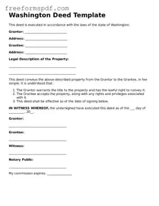 Attorney-Verified Deed Document for Washington State