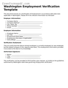 Attorney-Verified Employment Verification Document for Washington State