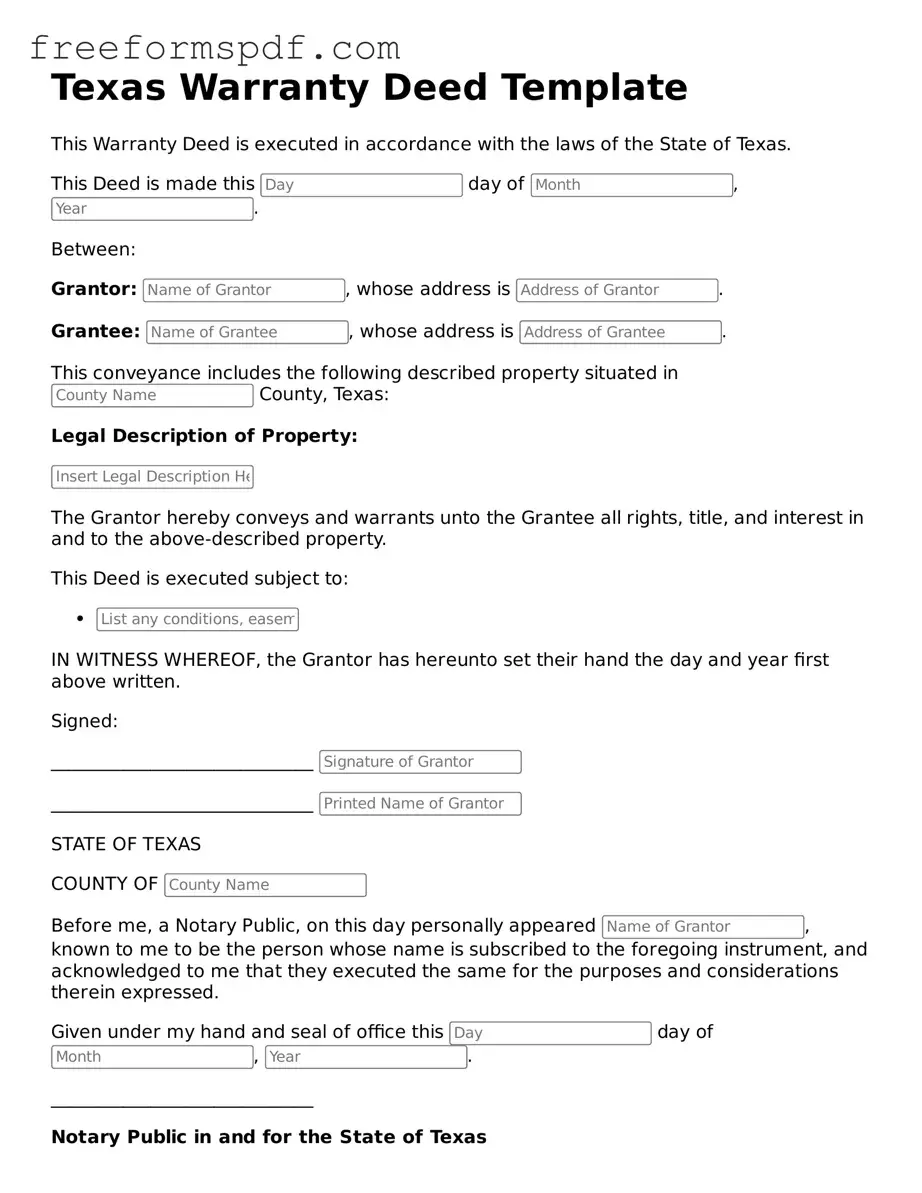 Attorney-Verified Deed Document for Texas State
