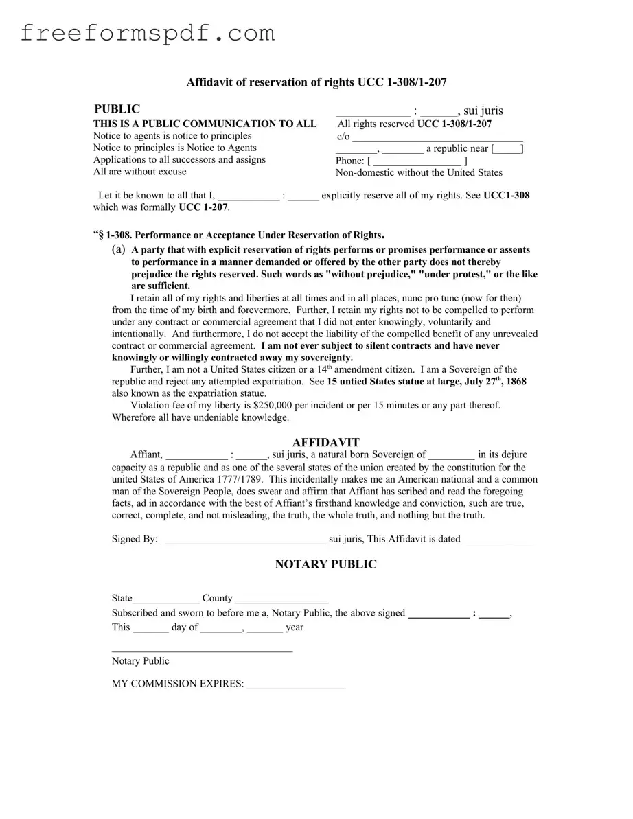 Fill in a Valid Ucc 1 308 Template